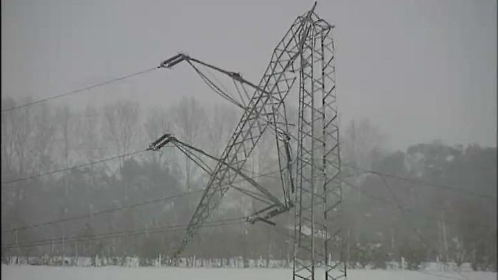 Bild vom Münsterländer Schneechaos 2005
