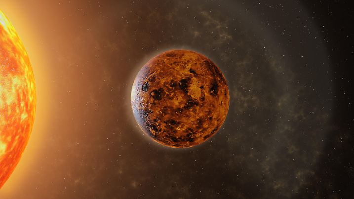Venus neben der Sonne