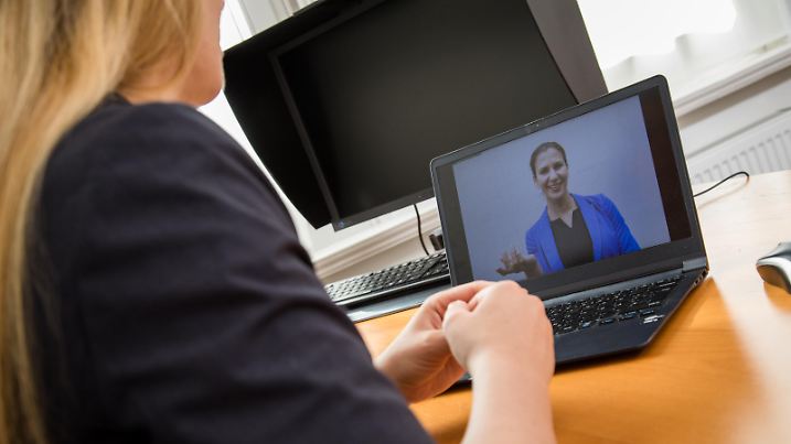 Videokonferenz im Homeoffice