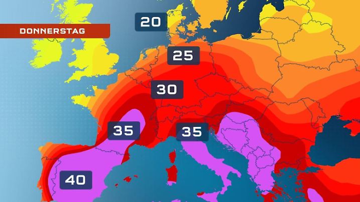 Hitzewelle in Spanien