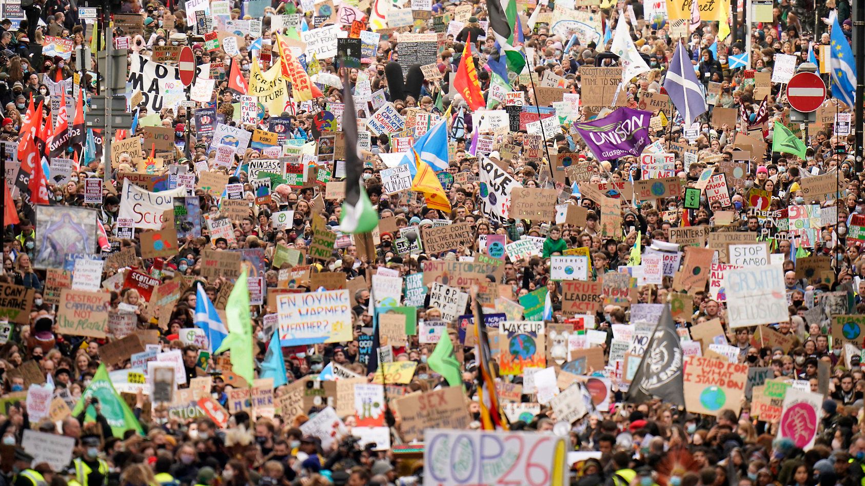 Fridays for Future Demonstration in Glasgow auf der COP26 | wetter.de