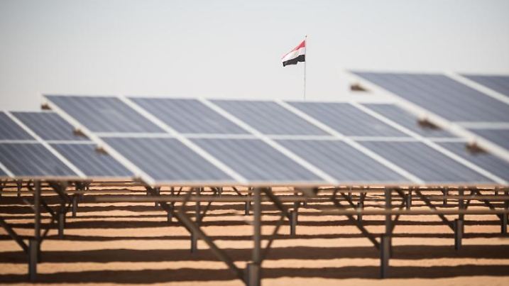 Ein großer Solarpark