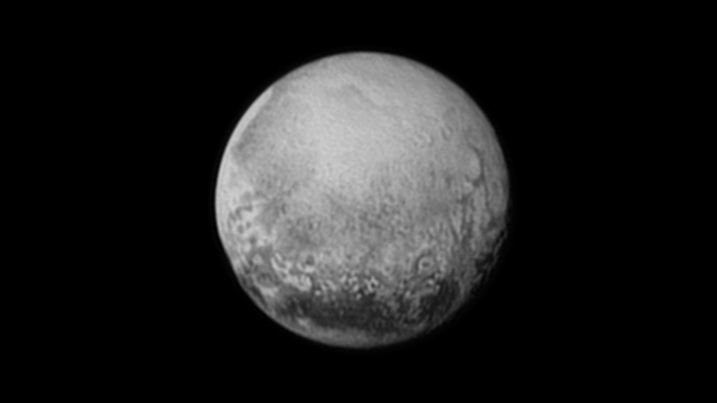 Pluto is pictured from a million miles away in this July 11, 2015 handout image from New Horizons' Long Range Reconnaissance Imager (LORRI). New Horizons will make its closest approach to Pluto July 14, 2015 . REUTERS/NASA-JHUAPL-SWRI/Handout via Reuters THIS IMAGE HAS BEEN SUPPLIED BY A THIRD PARTY. IT IS DISTRIBUTED, EXACTLY AS RECEIVED BY REUTERS, AS A SERVICE TO CLIENTS. FOR EDITORIAL USE ONLY. NOT FOR SALE FOR MARKETING OR ADVERTISING CAMPAIGNS