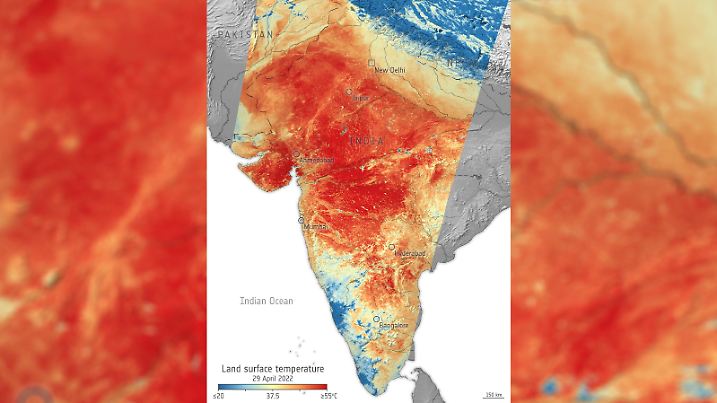 Hitzewelle in Indien