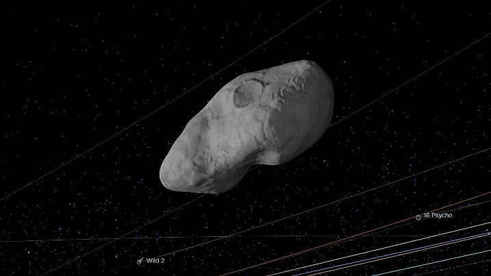 Asteroid 2023 DW im Eyes on Asteroids