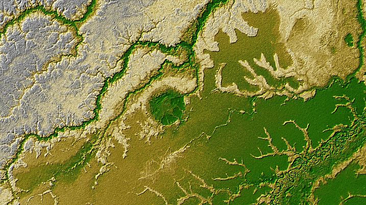 Iturralde-Krater in Bolivien