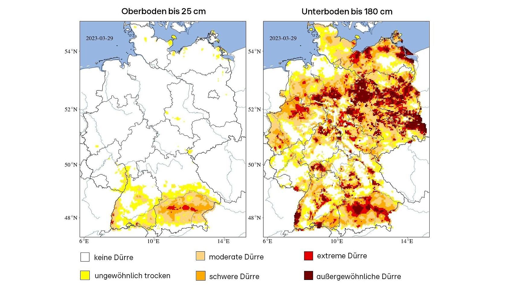 Klima und Wetter im März 2023: Viel Regen gegen die Dürre in