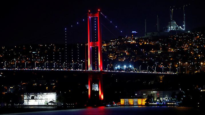 Bosphorus bridge, which links the city's European and Asian sides, is pictured in Istanbul, Turkey, July 15, 2016. REUTERS/Murad Sezer