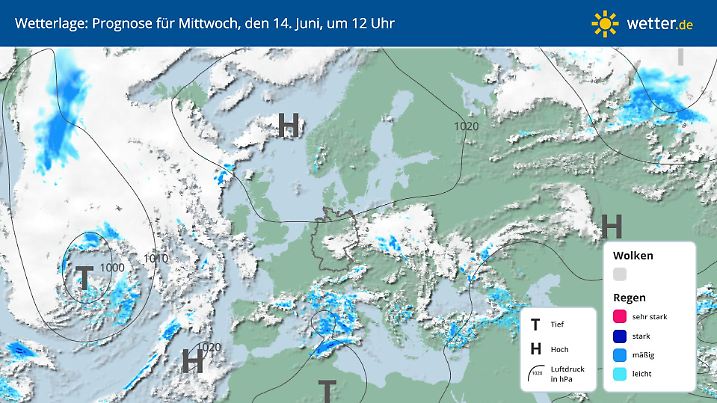 Wetterlage Deutschland und Europa