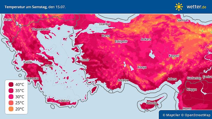 Hitze in der Türkei
