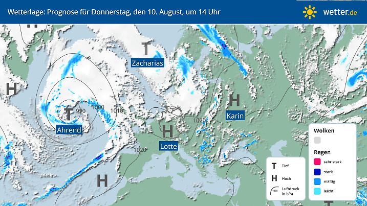 Wetterlage Europa