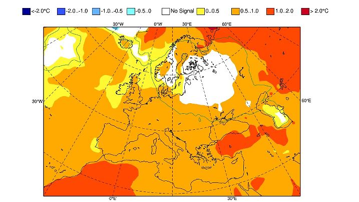 ECMWF-Temperatur-Prognose für den Winter 2023/2024
