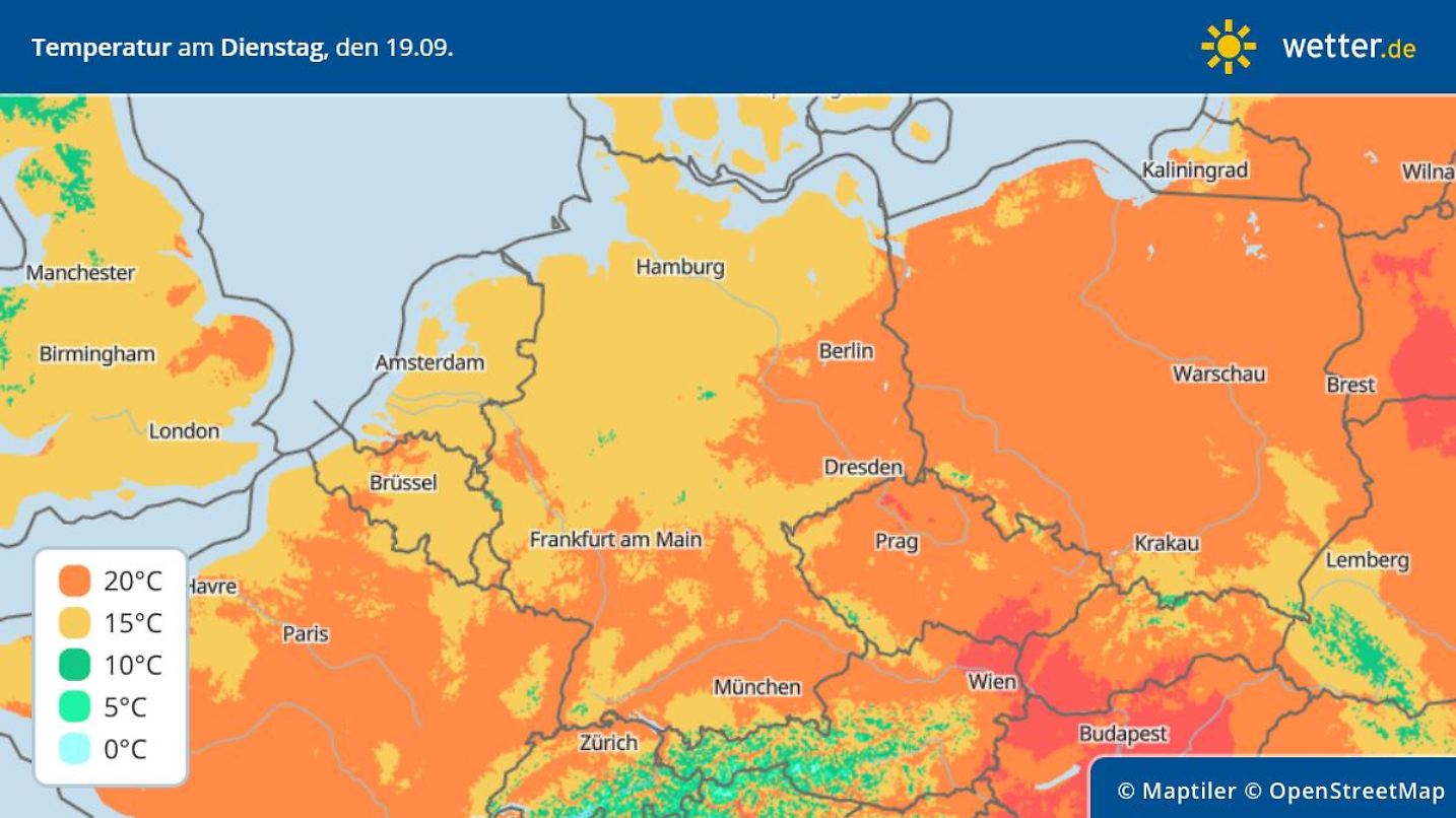 Wetter Bochum September 2023