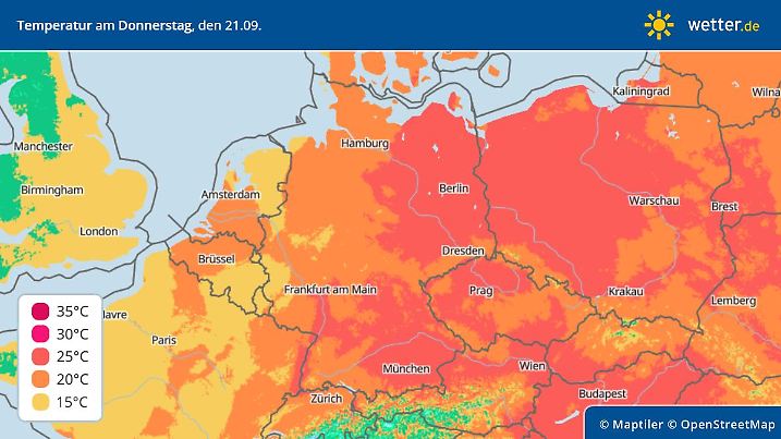 Die Herbst-Temperaturen machen nochmal auf Sommer.