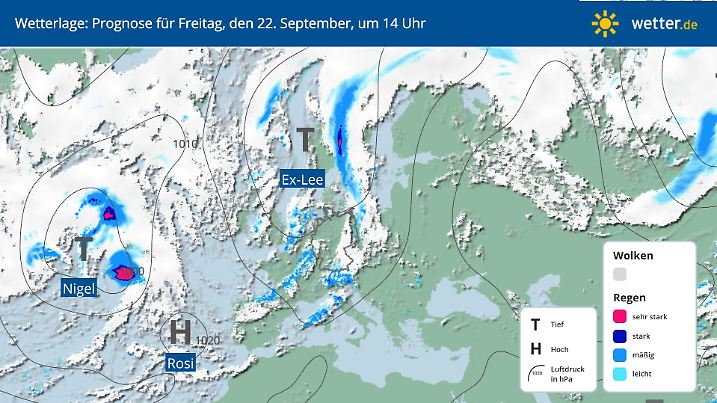 Ex-Hurrikan läutet den kalendarischen Herbst ein
