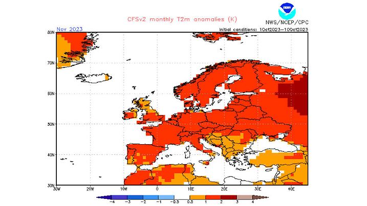 Langfristprognose der NOAA ist im Klimawandelkurs.