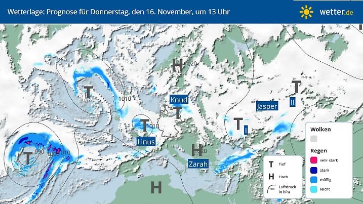 Die Wetterlage bleibt turbulent.