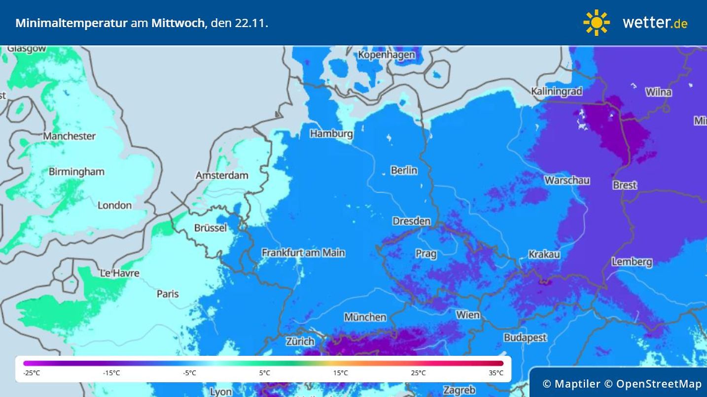 Wetter Prognose November