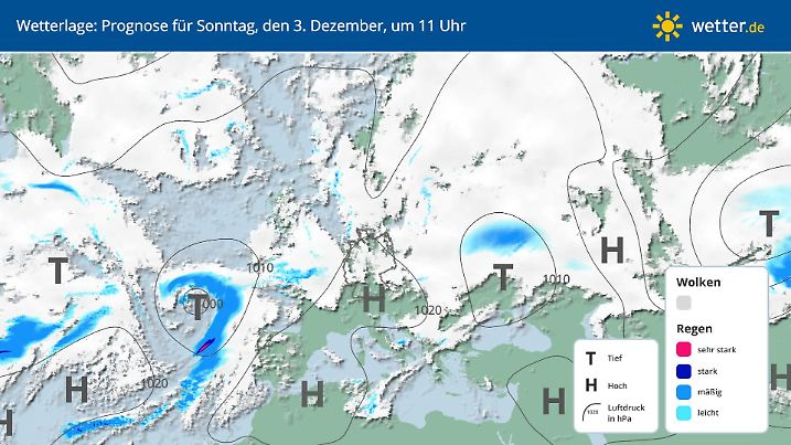 Wetterlage ECMWF sonntag