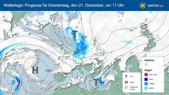 Wetterlage ECMWF donnerstag