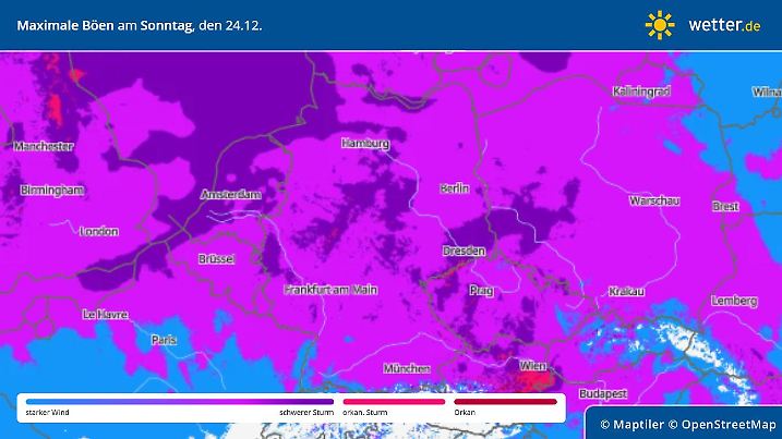 Wind Heiligabend