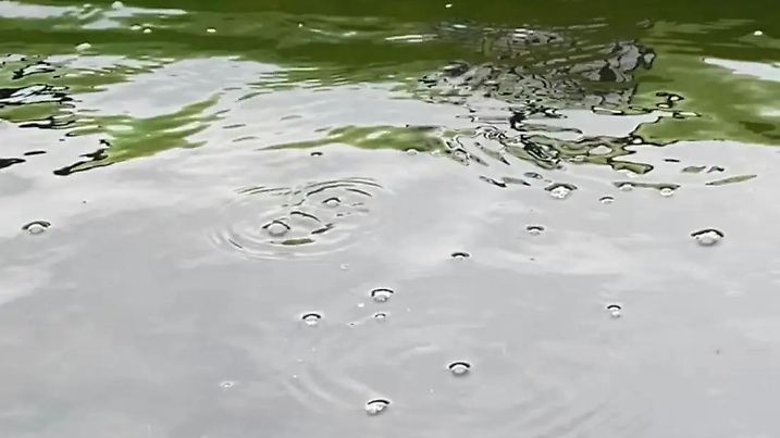 Thermokarsten: In den Kratern bilden sich oft Seen