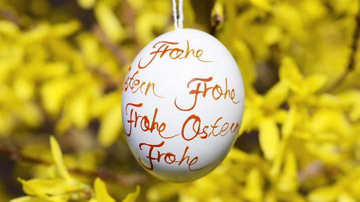 Osterei mit Aufschrift Frohe Ostern

Easter with Inscription Merry Easter