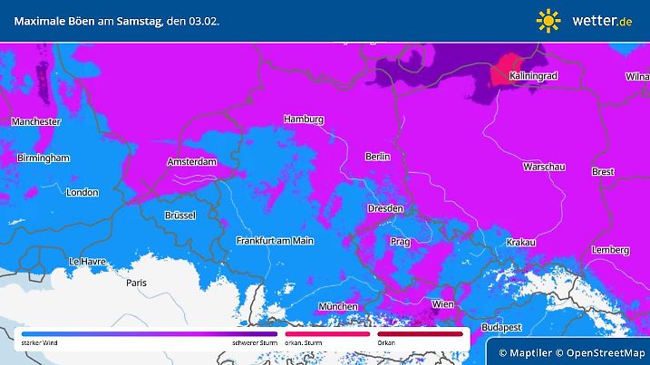 windSpeed wind sturm samstag