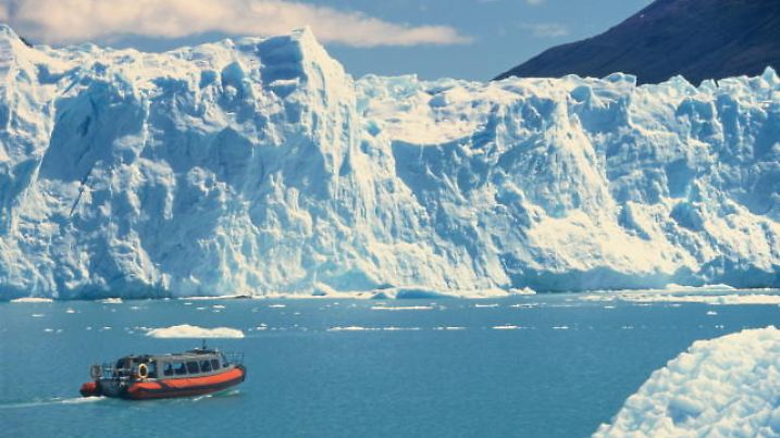 Eisblöcke in Patagonien.