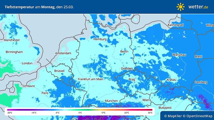 Der Start in die neue Woche fällt hier und da frostig aus.
