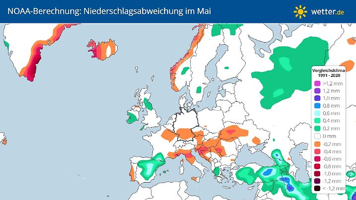 Niederschläge im Mai
