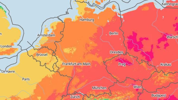 Deutschland schwitzt bald wieder. Vor allem in der Osthälfte wird es heiß!