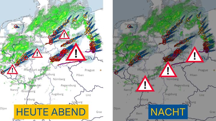 Wetter in der Nacht