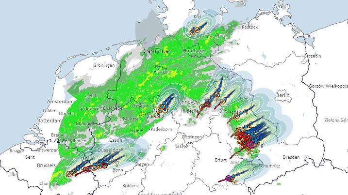 Gewitterzellen