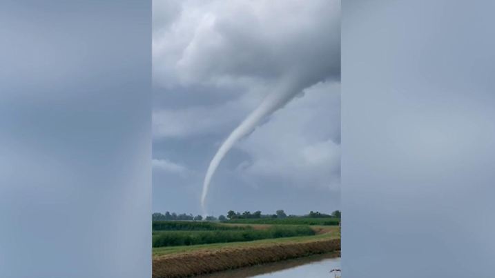 Tornado in Rovigo im Norden Italiens