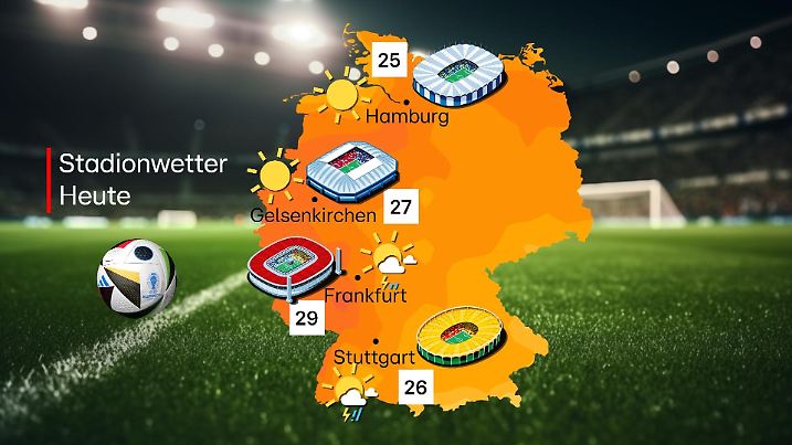 Public-Viewing-Wetter für den 26. Juni in Deutschland