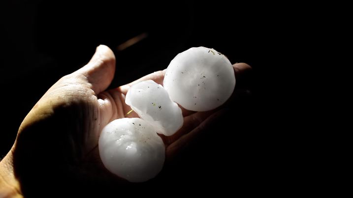Seit gut einer Woche ziehen schwere Unwetter Ÿber Norditalien hinweg. Neben extremer Hitze von Ÿber 45 ¡C gab es im Norden des Landes die schlimmsten Unwetter zeit vielen Jahrzehnten. Zahlreiche Superzellen Ð es sind Unwetter, mit den heftigsten Begleiterscheinungen Ÿberhaupt Ð zogen von Mailand Ÿber den Gardasee bis nach Friaul und weiter nach Kroatien. Der traurige Hšhepunkt wurde am Montagabend erreicht. Eine gewaltige Superzelle formierte sich gegen 20 Uhr im Aostatal und zog mehrere hundert Kilometer bis nach Istrien. In einem Radius von ca. 50 Kilometer hinterlie§ sie eine Schneise der VerwŸstung. Besonders heftig traf es zahlreiche Urlauber am Gardasee. In Garda wurden hunderte Touristen, darunter viele Deutsche, von dem schweren Unwetter getroffen. Tennisballhagel zerstšrte unzŠhlige Fahrzeuge. FŸr viele deutsche Urlauber endete der Urlaub Abrupt (on tape). Heckscheiben an Fahrzeugen wurden zerschlagen, Frontscheiben sind všllig zersplittert. Eine Touristenpaar kann ihren Urlaub nach kurzer Zeit beenden. Ihr Wohnwagen wurde vom Hagel durchlšchert. Dachfenster všllig zerstšrt (on tape) Ð hinzu kommen Ÿber 1.000 Euro Selbstbeteiligung. †berall stehen am SŸdgardasee Fahrzeuge. Entweder in Stra§engrŠben, oder am Fahrzeugrand. Auch auf der Autobahn A4 sŸdlich vom Gardasee stehen unzŠhlige Fahrzeuge mit Totalschaden am Autobahnrand. Es gibt viele verletzte Touristen und Autofahrer. Unser Kameramann zŠhlte alleine auf einer Strecke von 50 Kilometern mehr als 50 Rettungswagen. Viele Insassen wurden von Glassplitter verletzt. Hunderte Fahrzeuge sind schrott und mŸssen abgeschleppt werden. Die Unwetter vertreiben die Hitzewelle. Was bleibt sind SchŠden in die Millionen.

