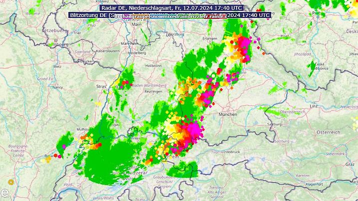 Unwetter im Alpenvorland