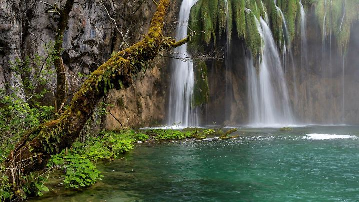 Beliebtes Ziel in Kroatien: der Nationalpark Plitvicer Seen