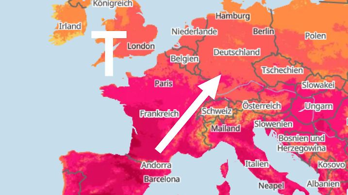 Erst Spanien, dann Frankreich, dann Deutschland: Ein Tief treibt Hitze mit über 35 Grad zu uns!