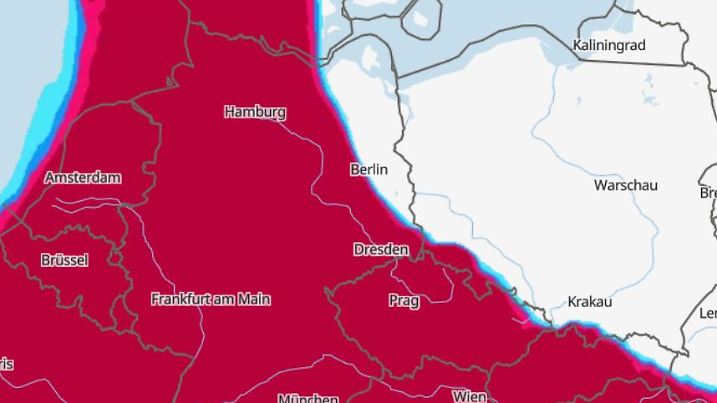 Gewitterkarte Deutschland
