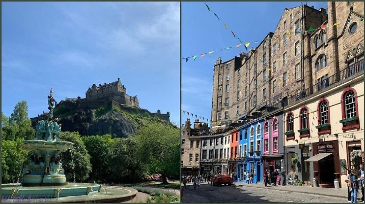 Edinburgh besticht mit Altstadtcharme und dem über allem wachenden Edinburgh Castle.