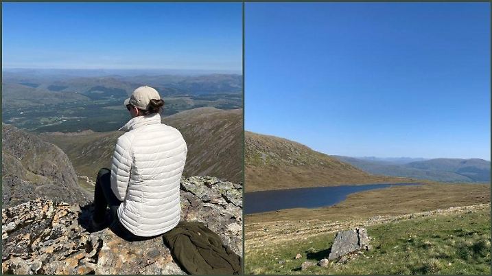 Ben Nevis Schottland und Lochan Meall an t-Suidhe.