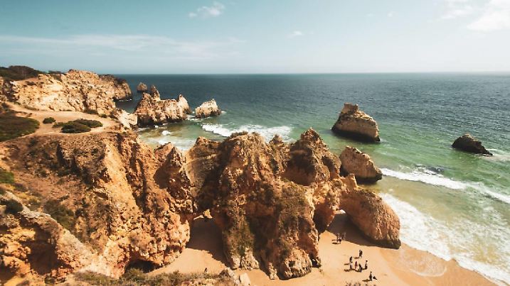 Die Algarve liegt im Süden Portugals.