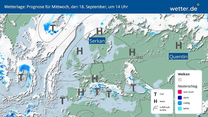 Wetterlage: High over Low