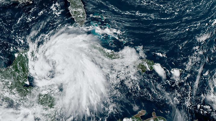 September 24, 2024: East Coast, USA: Evacuations are underway and time is running for Floridians to prepare for Helene, which threatens to hit as the strongest storm to make landfall in the United States in over a year. Tropical Storm Helene formed in the northwestern Caribbean Sea Tuesday morning and will set off on a breakneck pace of strengthening. It could take Helene just 48 hours to go from a 45 mph tropical storm to a Category 3 major hurricane as it rapidly intensifies over the extremely warm waters of the Gulf of Mexico. East Coast USA - ZUMAz03_ 20240924_shm_z03_411 Copyright: xNOAAx