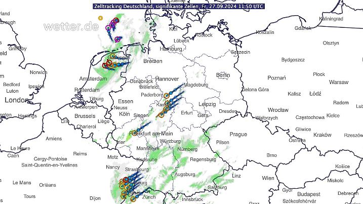Sturm- und Gewittertracking