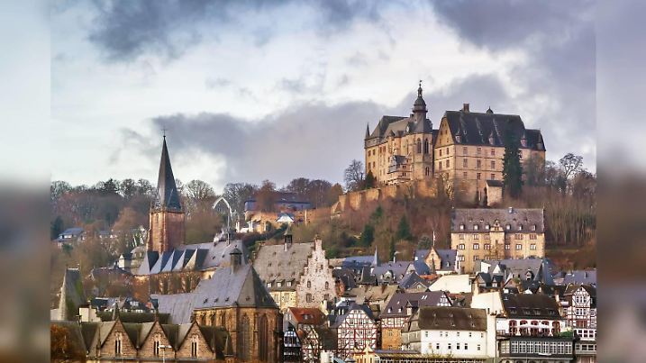 Marburg Altstadt und Marburger Schloss
