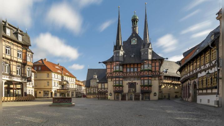 Rathaus Wernigerode Altstadt