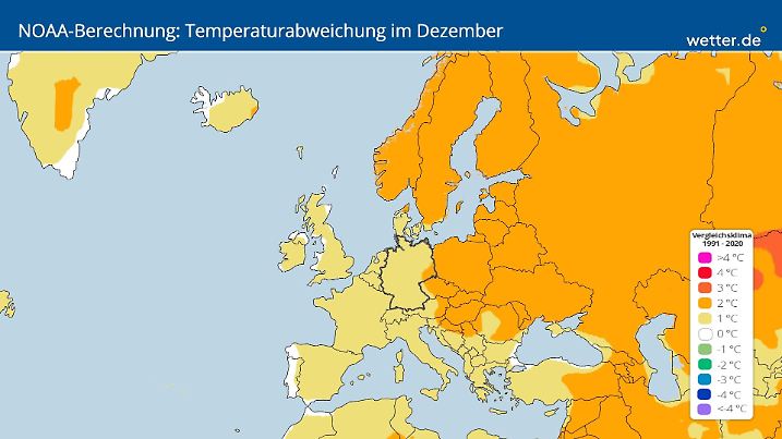 NOAA-Prognose für Dezember